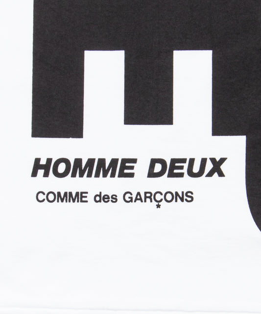 Cotton Jersey Printed T-Shirt White / Black DQ-T002