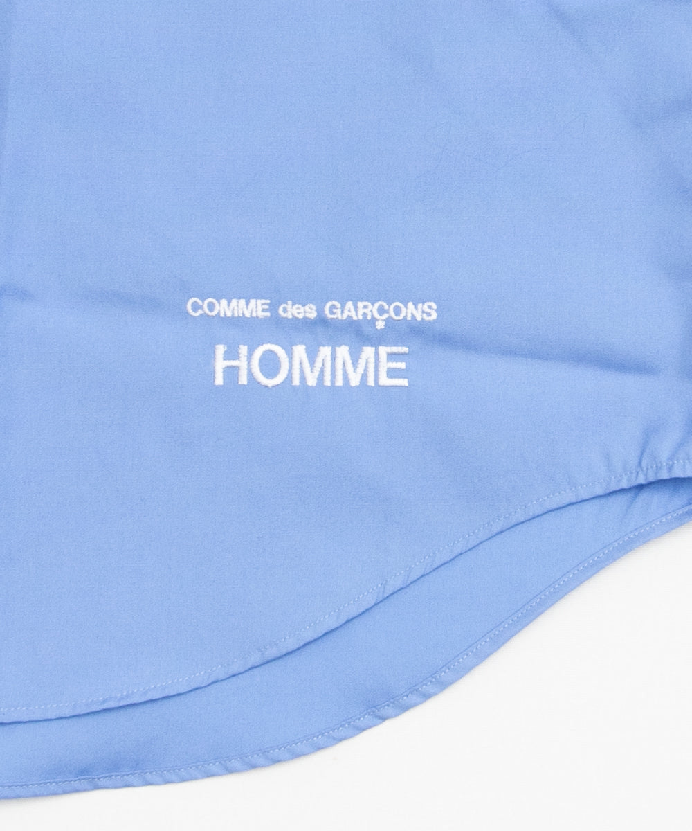 COMME des GARCONS HOMME / HR-B102 / Cotton Broad Shirt / 26FW / Sax Blue