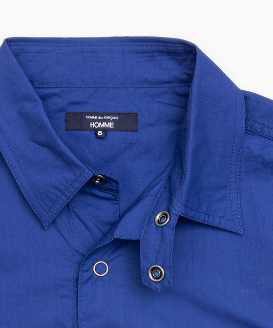 COMME des GARCONS HOMME / HR-B012 / Cotton Broad Shirt Blouson / 26FW / Blue