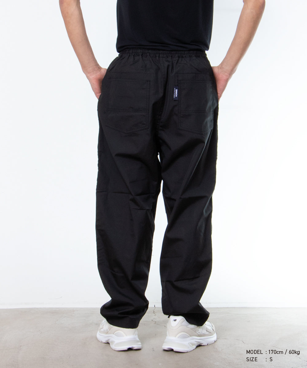 Cotton Broadcloth Pants Black HQ-P103