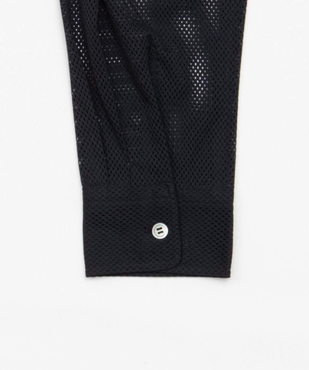 Polyester Mesh Shirt Black DQ-B039