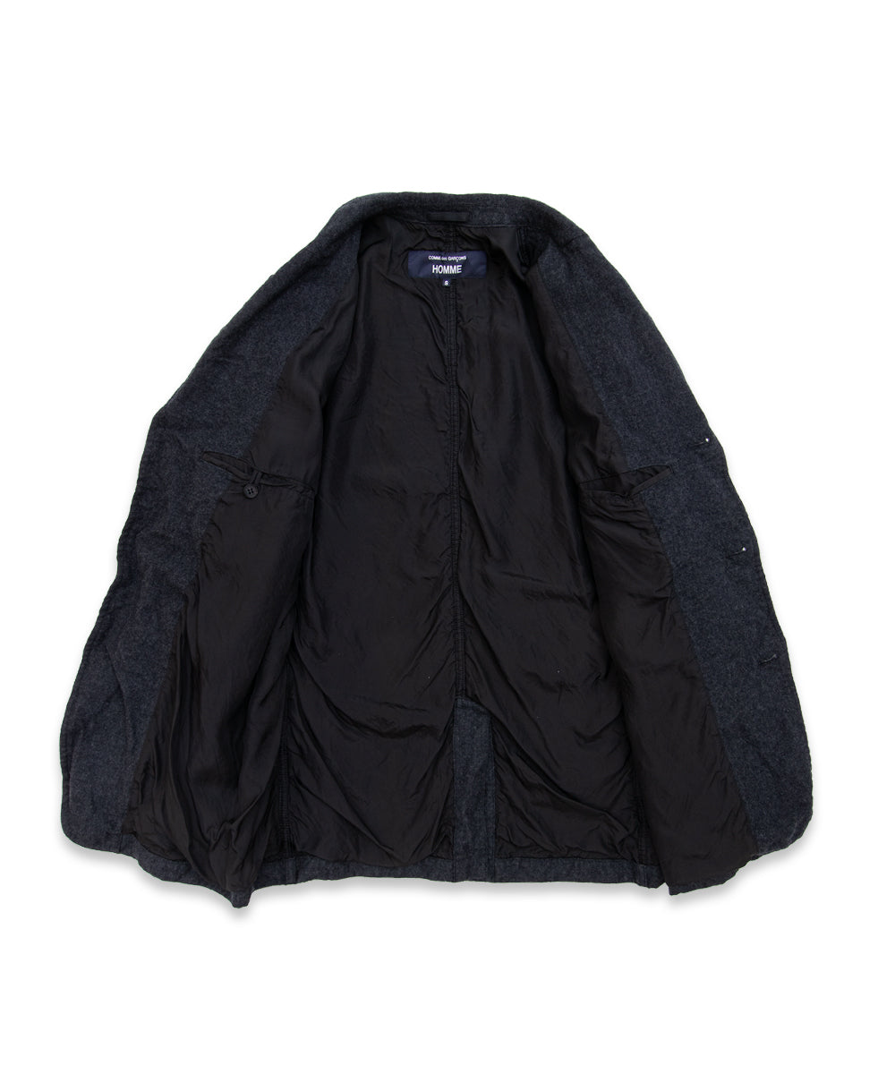 COMME des GARCONS HOMME / HR-J017 / Wool Serge Felted Jacket / 26FW / Charcoal