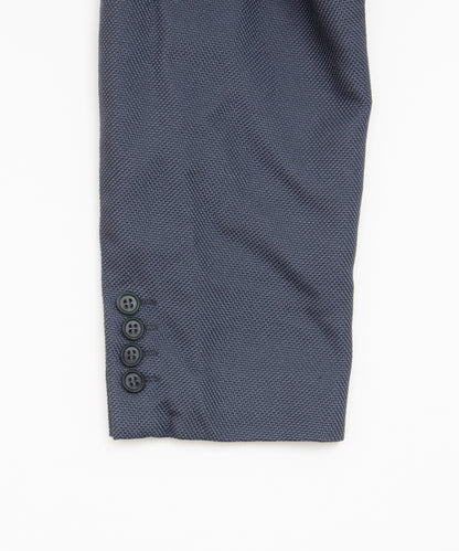 Garment-Dyed Polyester Mesh Jacket Gray