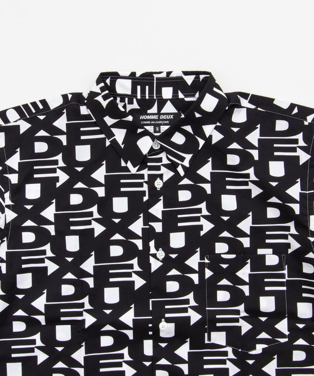 Printed Cotton Broadcloth Shirt