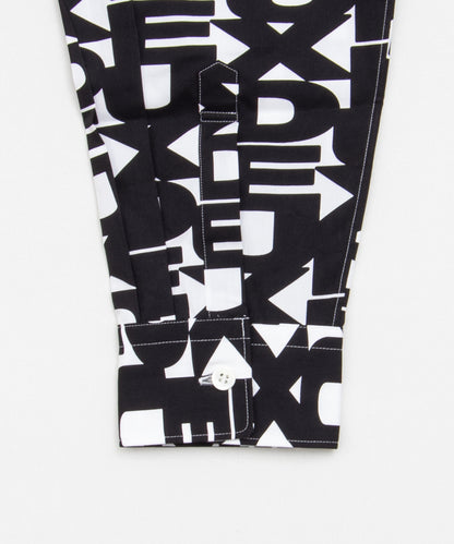 Printed Cotton Broadcloth Shirt