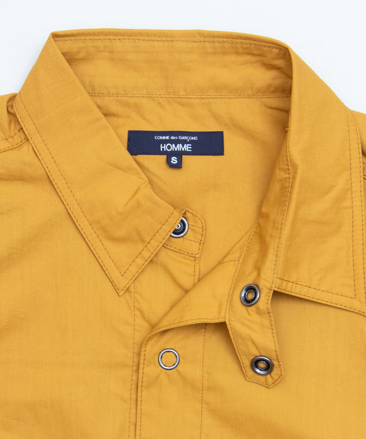 COMME des GARCONS HOMME / HR-B012 / Cotton Broad Shirt Blouson / 26FW / Ochre