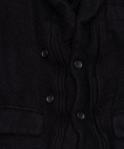 COMME des GARCONS HOMME DEUX / DR-J036 / Wool Nylon Tweed Finished Jacket / 26FW / Black