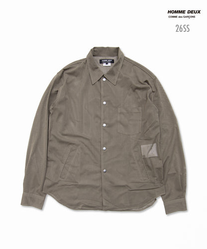 Polyester Mesh Shirt Khaki DQ-B039