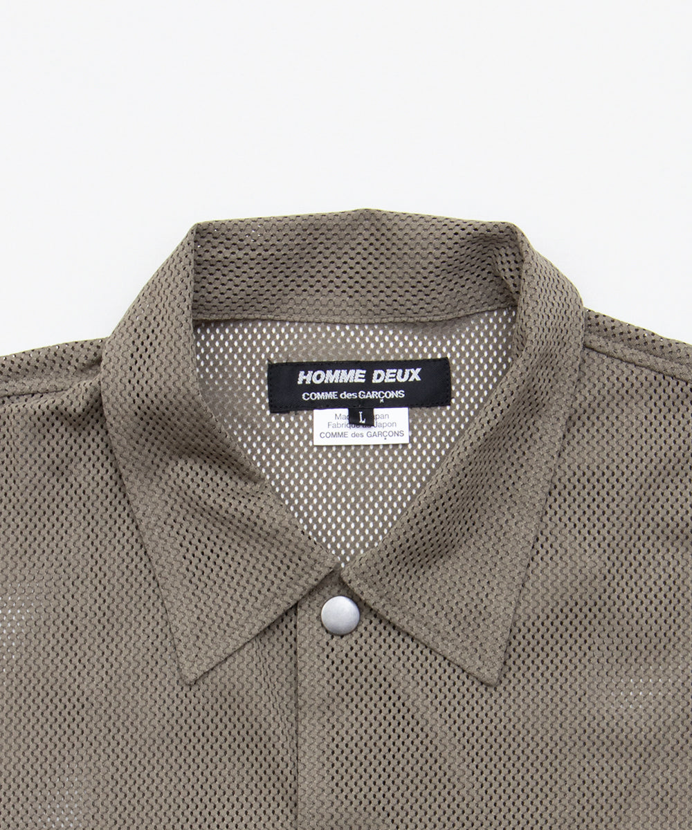 Polyester Mesh Shirt Khaki DQ-B039