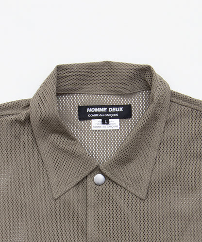 Polyester Mesh Shirt Khaki DQ-B039