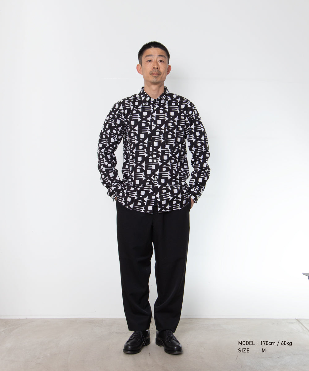 Printed Cotton Broadcloth Shirt
