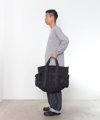 COMME des GARCONS HOMME / HR-K206 / Multi-Pocket Tote Bag / 26FW / Black