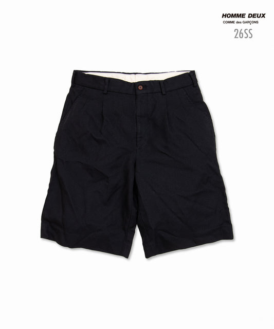 COMME des GARCONS HOMME DEUX Garment-Processed Polyester Mesh Pants DQ-P033 Black