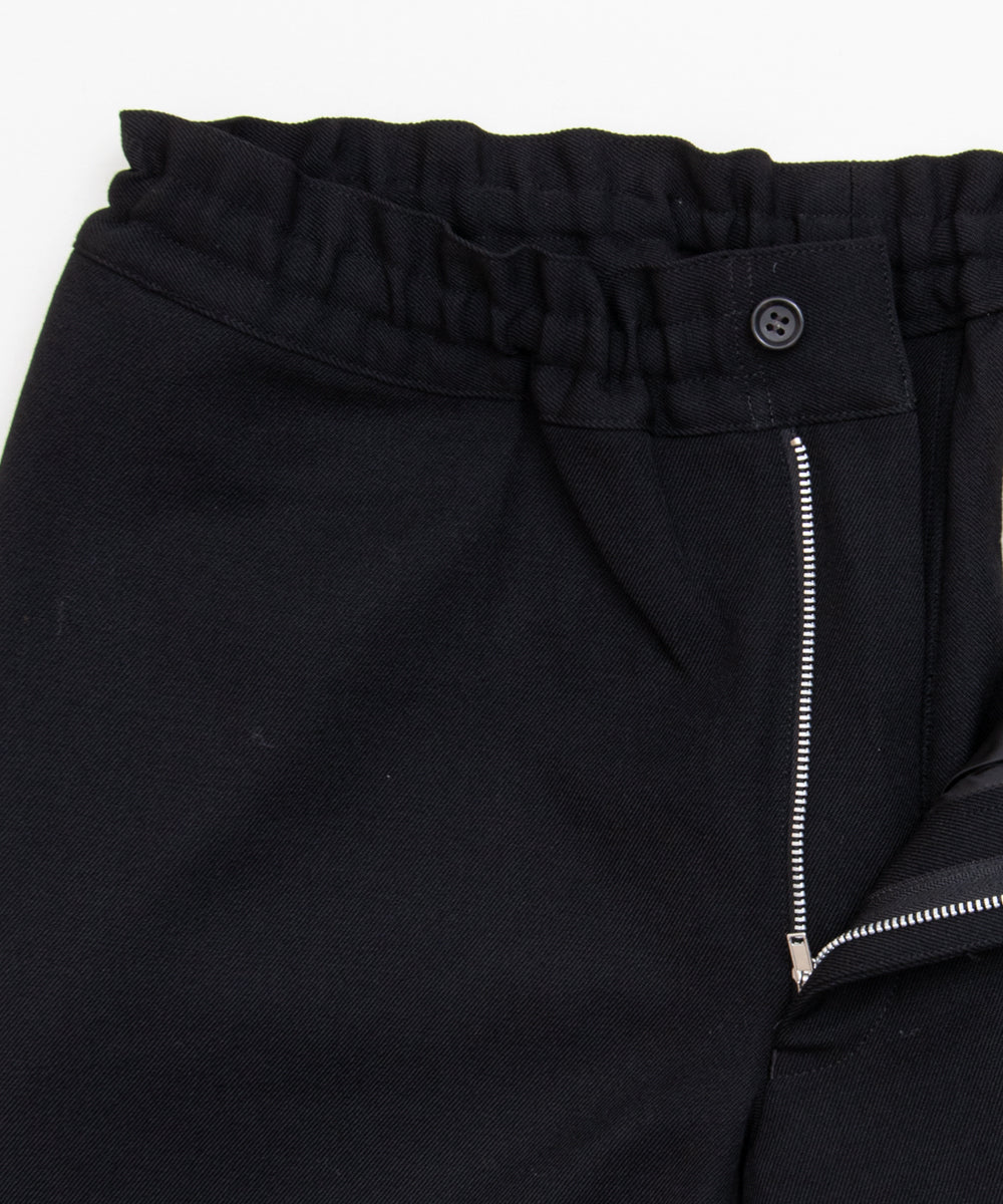 COMME des GARCONS HOMME DEUX / DR-P045 / Wool Gabardine Easy Pants / 26FW / Black