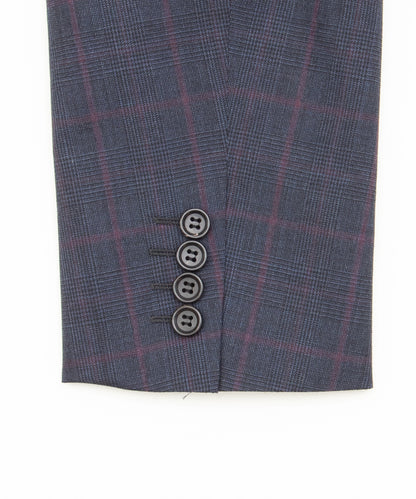 Wool Glen Check Windowpane Jacket