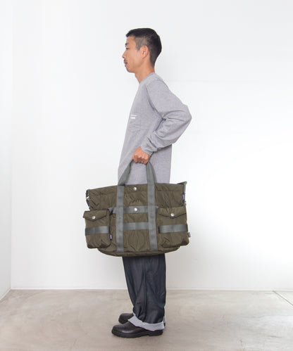 COMME des GARCONS HOMME / HR-K206 / Multi-Pocket Tote Bag / 26FW / Khaki