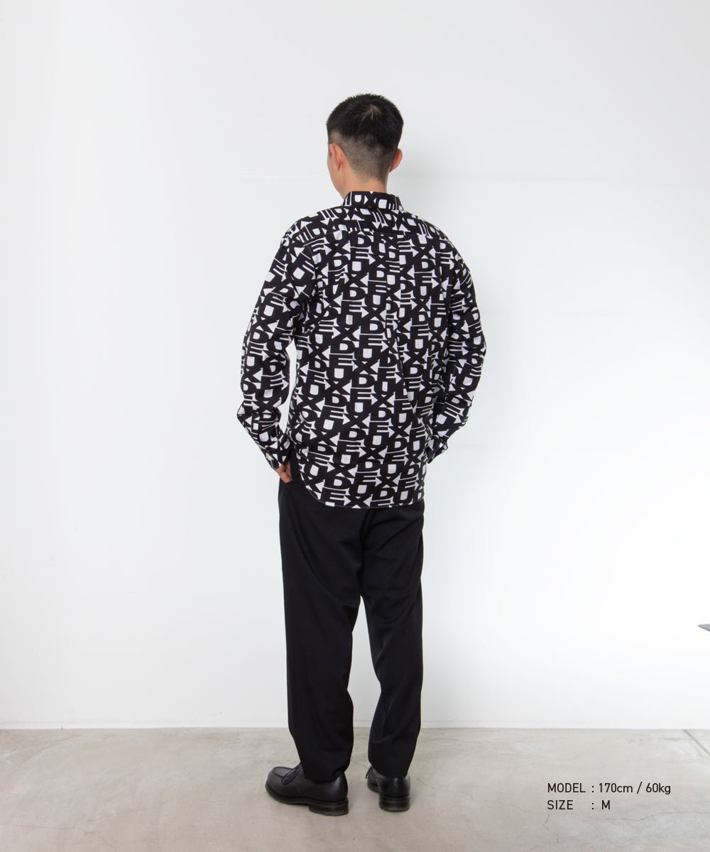 Printed Cotton Broadcloth Shirt