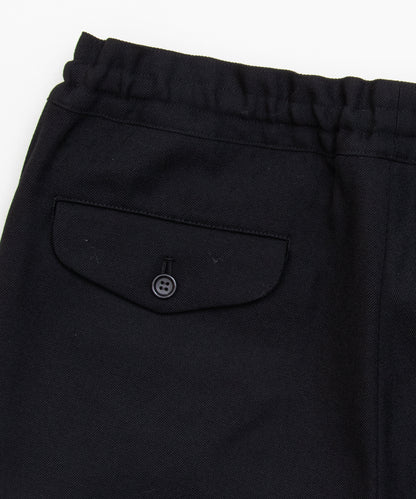 COMME des GARCONS HOMME DEUX / DR-P045 / Wool Gabardine Easy Pants / 26FW / Black