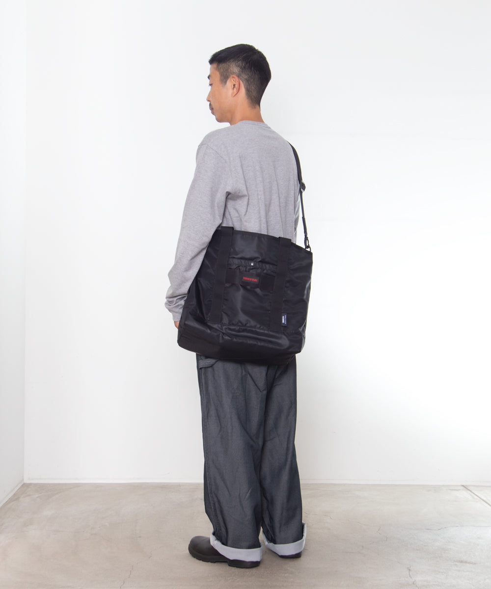 COMME des GARCONS HOMME / HR-K208 / BRIEFING W Name Reversible 2WAY Tote Bag / 26FW / Black