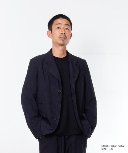 COMME des GARCONS HOMME DEUX / DR-J024 / Polyester Oxford Processed Jacket / 26FW / Navy