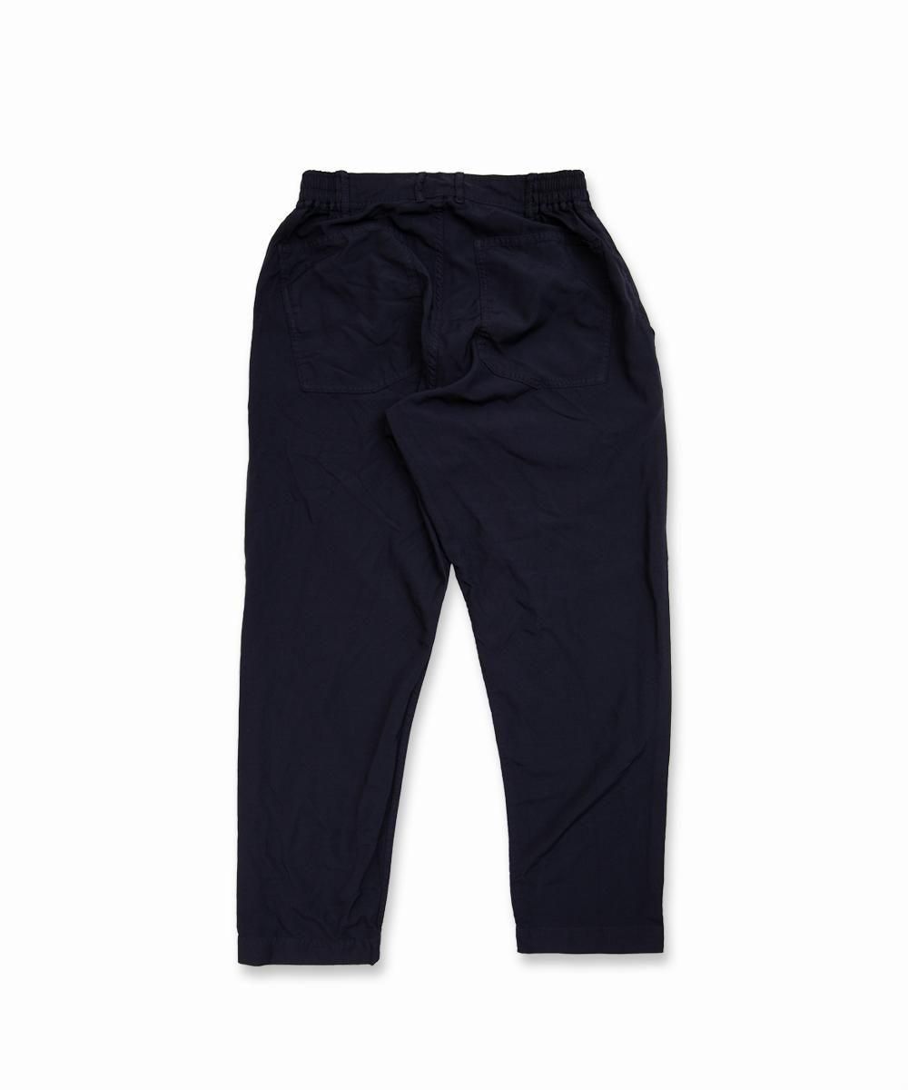 COMME des GARCONS HOMME DEUX / DR-P035 / Polyester Oxford Processed Pants / 26FW / Navy