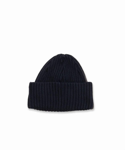 COMME des GARCONS HOMME / HR-N005 / Wool Ribbed Bleached Knit Cap / 26FW / Black