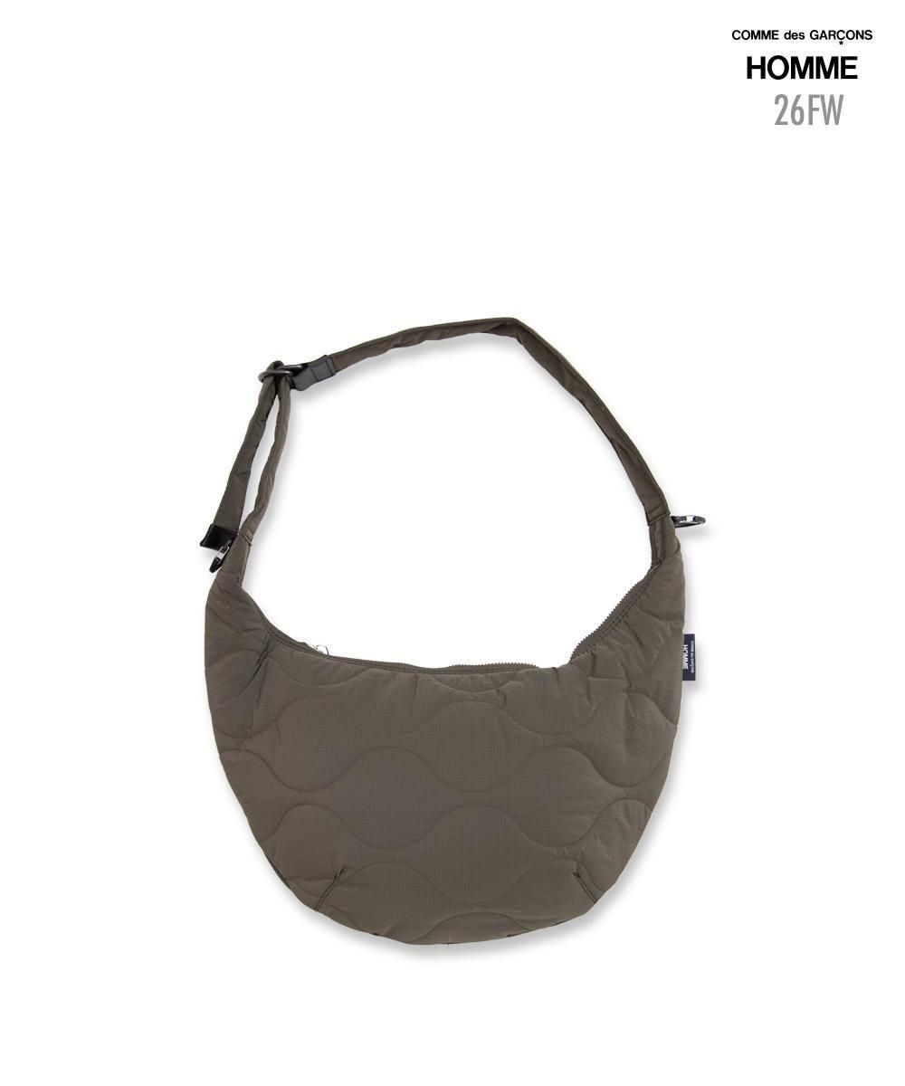 COMME des GARCONS HOMME / HR-K205 / Nylon Ripstop Quilted Shoulder Bag / 26FW / Khaki