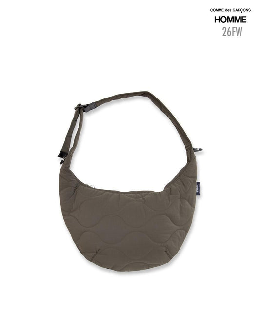 COMME des GARCONS HOMME / HR-K205 / Nylon Ripstop Quilted Shoulder Bag / 26FW / Khaki