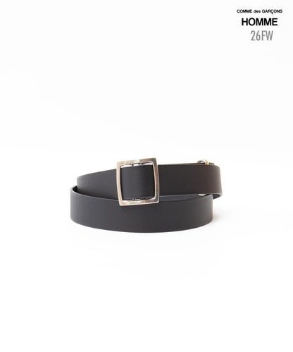 COMME des GARCONS HOMME / HR-K301 / Oil Smooth Leather Belt / 26FW / Black