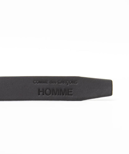 COMME des GARCONS HOMME / HR-K301 / Oil Smooth Leather Belt / 26FW / Black