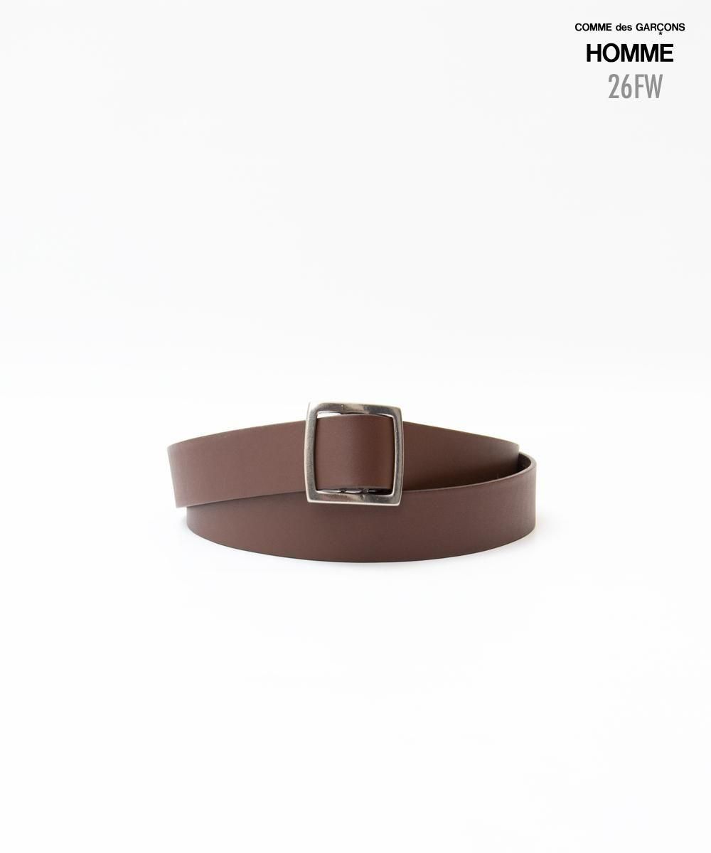 COMME des GARCONS HOMME / HR-K301 / Oil Smooth Leather Belt / 26FW / Brown