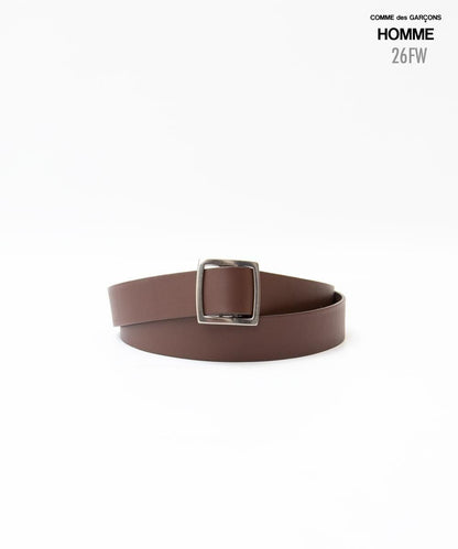 COMME des GARCONS HOMME / HR-K301 / Oil Smooth Leather Belt / 26FW / Brown