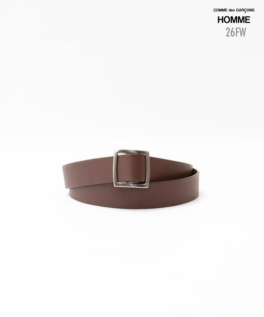 COMME des GARCONS HOMME / HR-K301 / Oil Smooth Leather Belt / 26FW / Brown