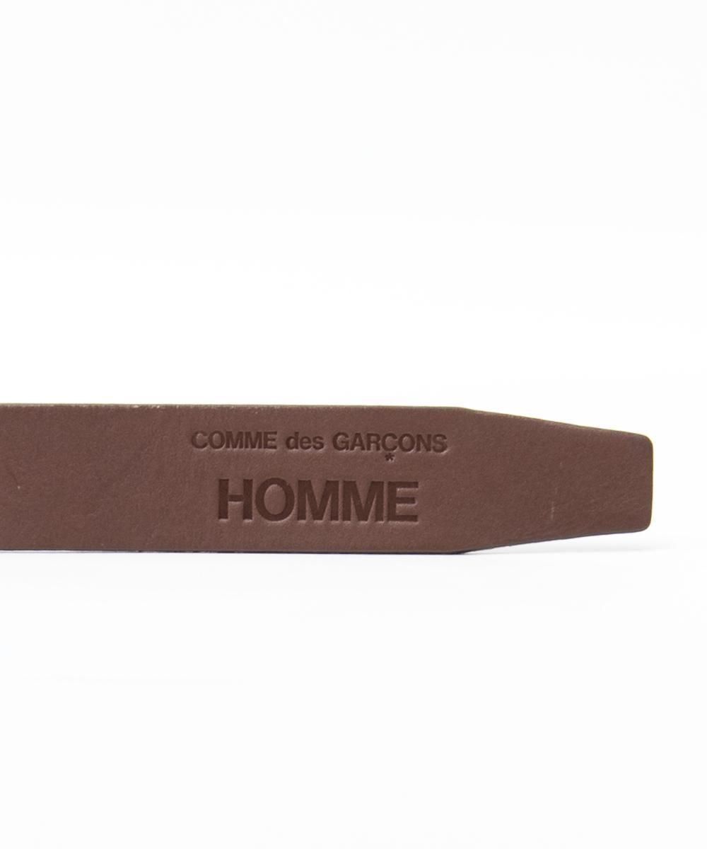 COMME des GARCONS HOMME / HR-K301 / Oil Smooth Leather Belt / 26FW / Brown