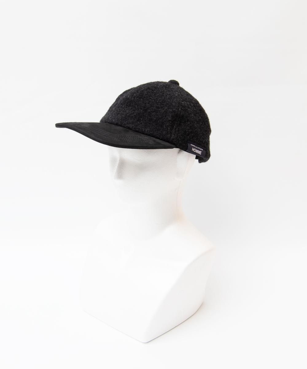 COMME des GARCONS HOMME / HR-K601 / Wool Herringbone Felt Cap / 26FW / Charcoal
