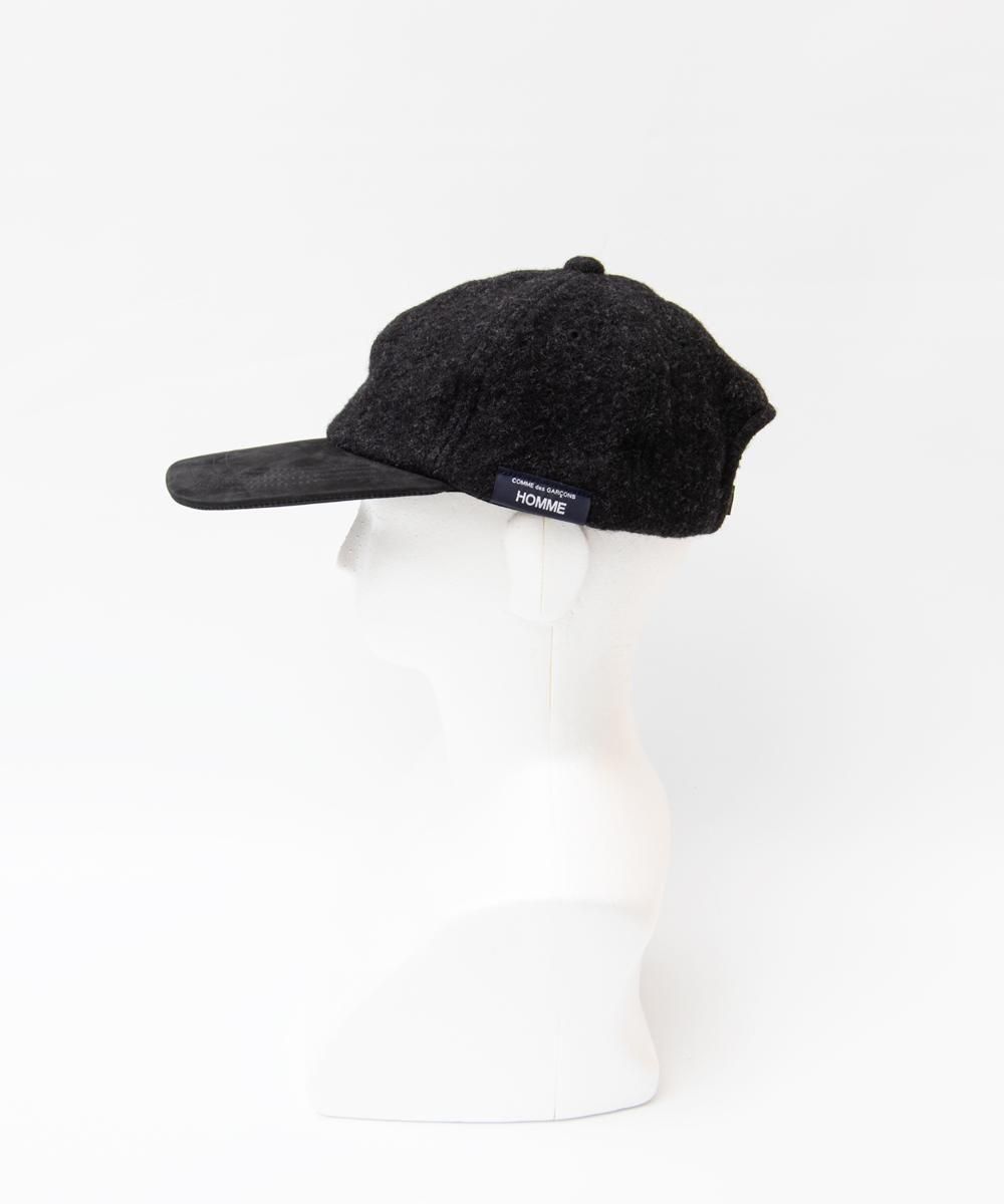 COMME des GARCONS HOMME / HR-K601 / Wool Herringbone Felt Cap / 26FW / Charcoal
