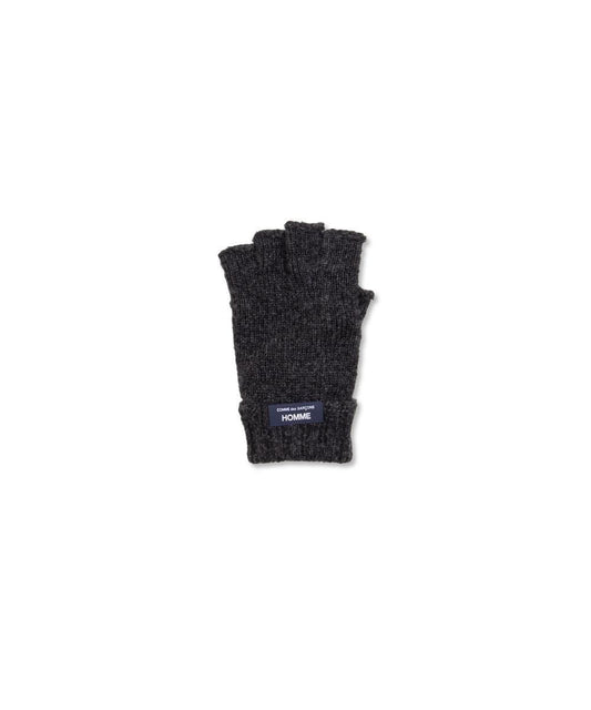 COMME des GARCONS HOMME / HR-K701 / Wool Acrylic Fingerless Gloves / 26FW / Charcoal