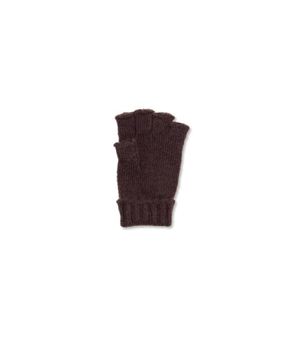 COMME des GARCONS HOMME / HR-K701 / Wool Acrylic Fingerless Gloves / 26FW / Brown