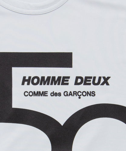Polyester Back Pin Mesh Print T-Shirt Gray / Black DQ-T001