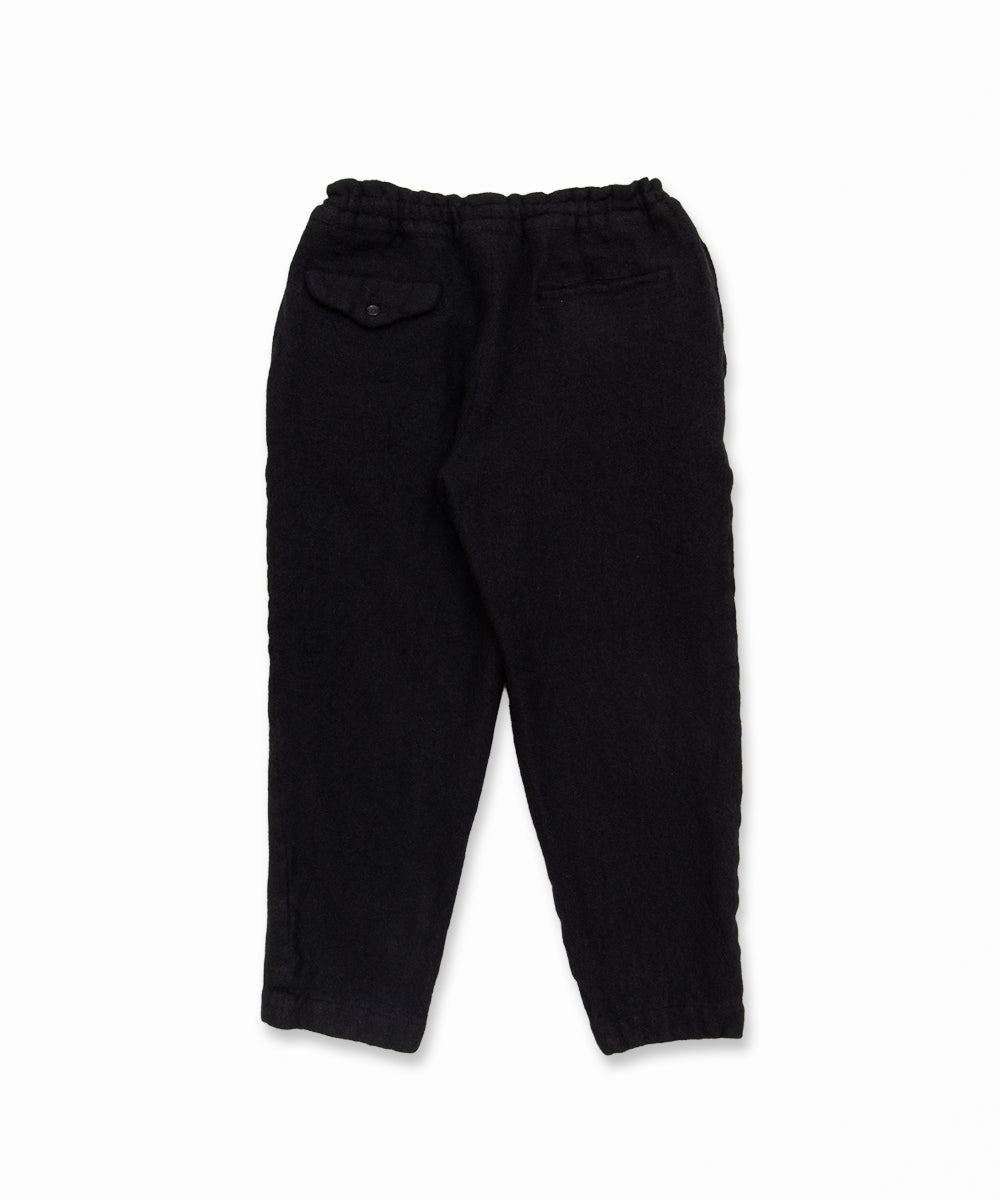 COMME des GARCONS HOMME DEUX / DR-P044 / Wool Nylon Tweed Finished Pants / 26FW / Black