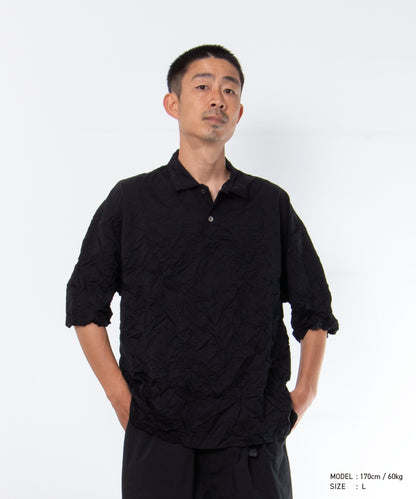 Garment-Processed Cotton / Polyester Jersey Polo Shirt HQ-T015