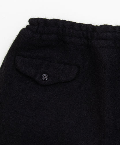 COMME des GARCONS HOMME DEUX / DR-P044 / Wool Nylon Tweed Finished Pants / 26FW / Black