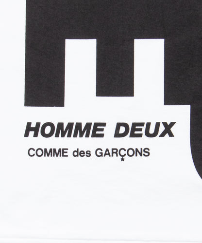 Cotton Jersey Printed T-Shirt White / Black DQ-T002