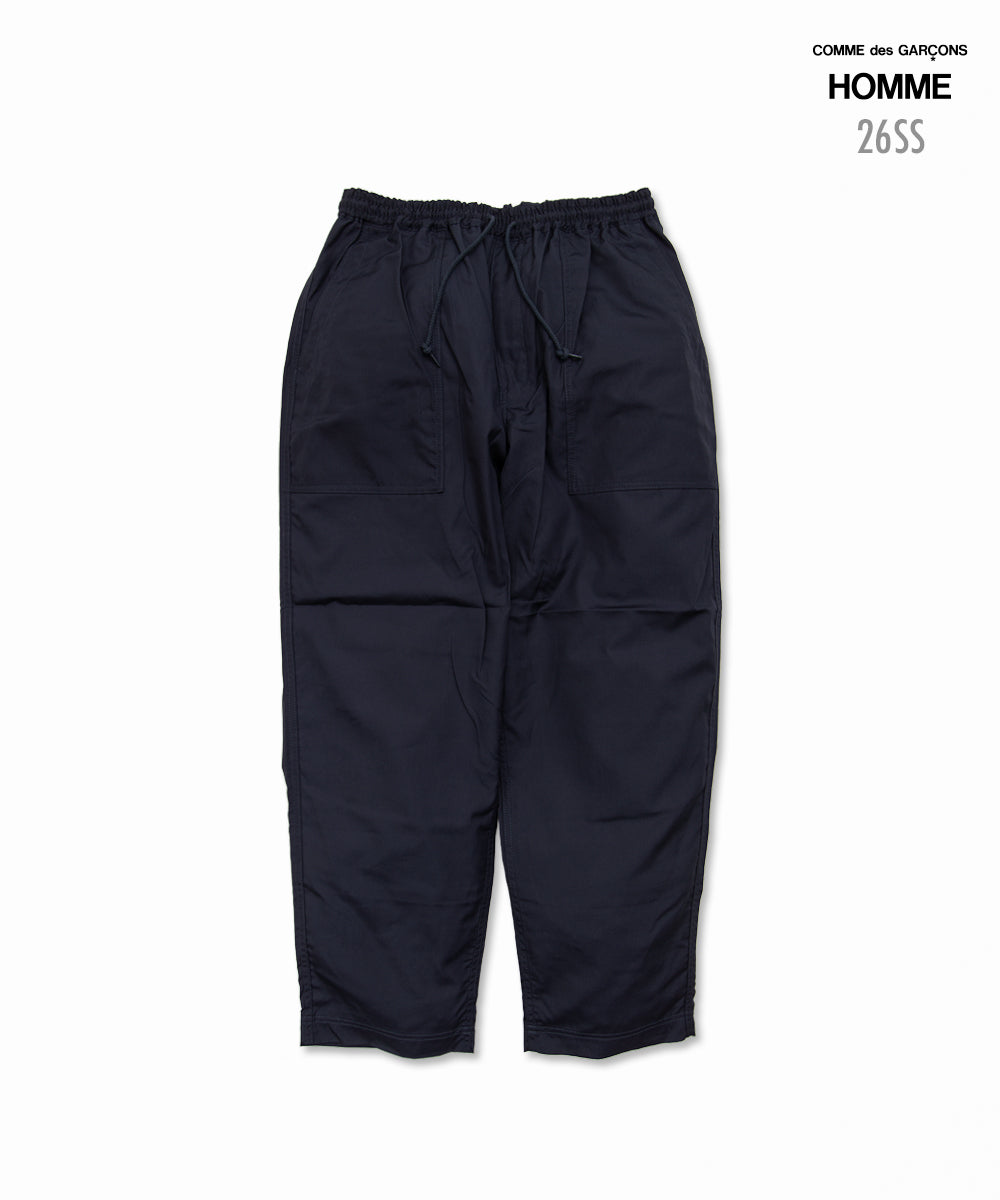 Cotton Broadcloth Pants Navy HQ-P103