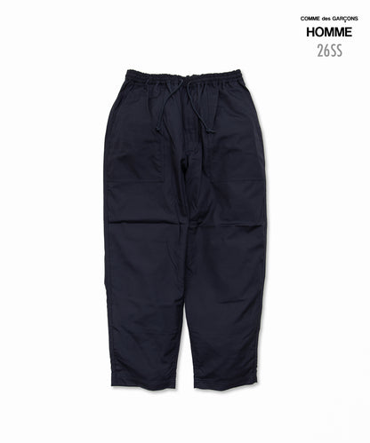 Cotton Broadcloth Pants Navy HQ-P103