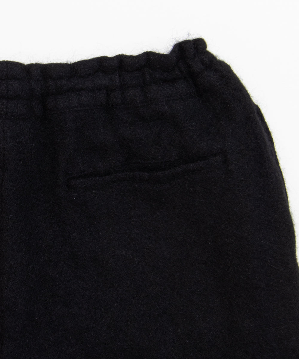 COMME des GARCONS HOMME DEUX / DR-P044 / Wool Nylon Tweed Finished Pants / 26FW / Black