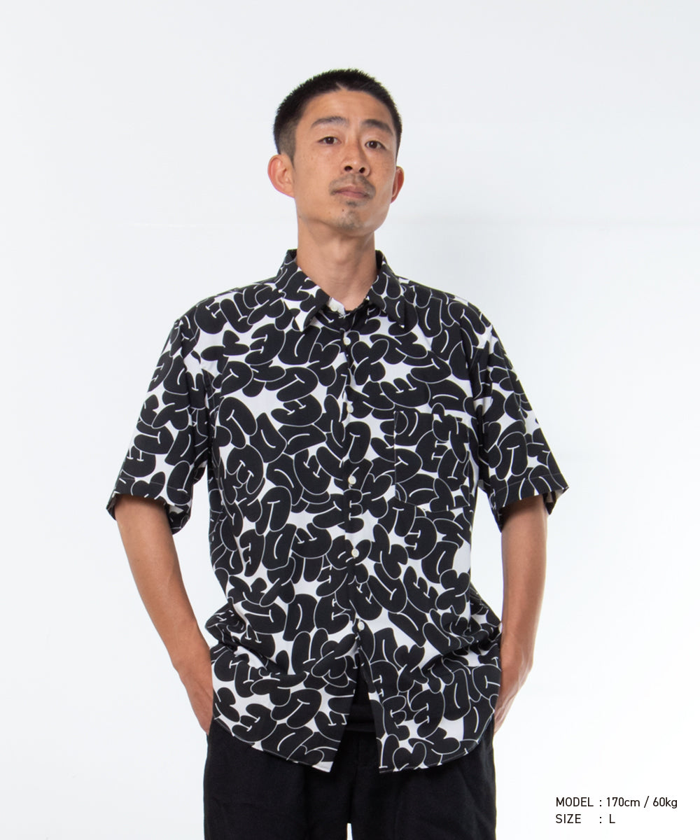 Printed Polyester Broadcloth Shirt DQ-B042