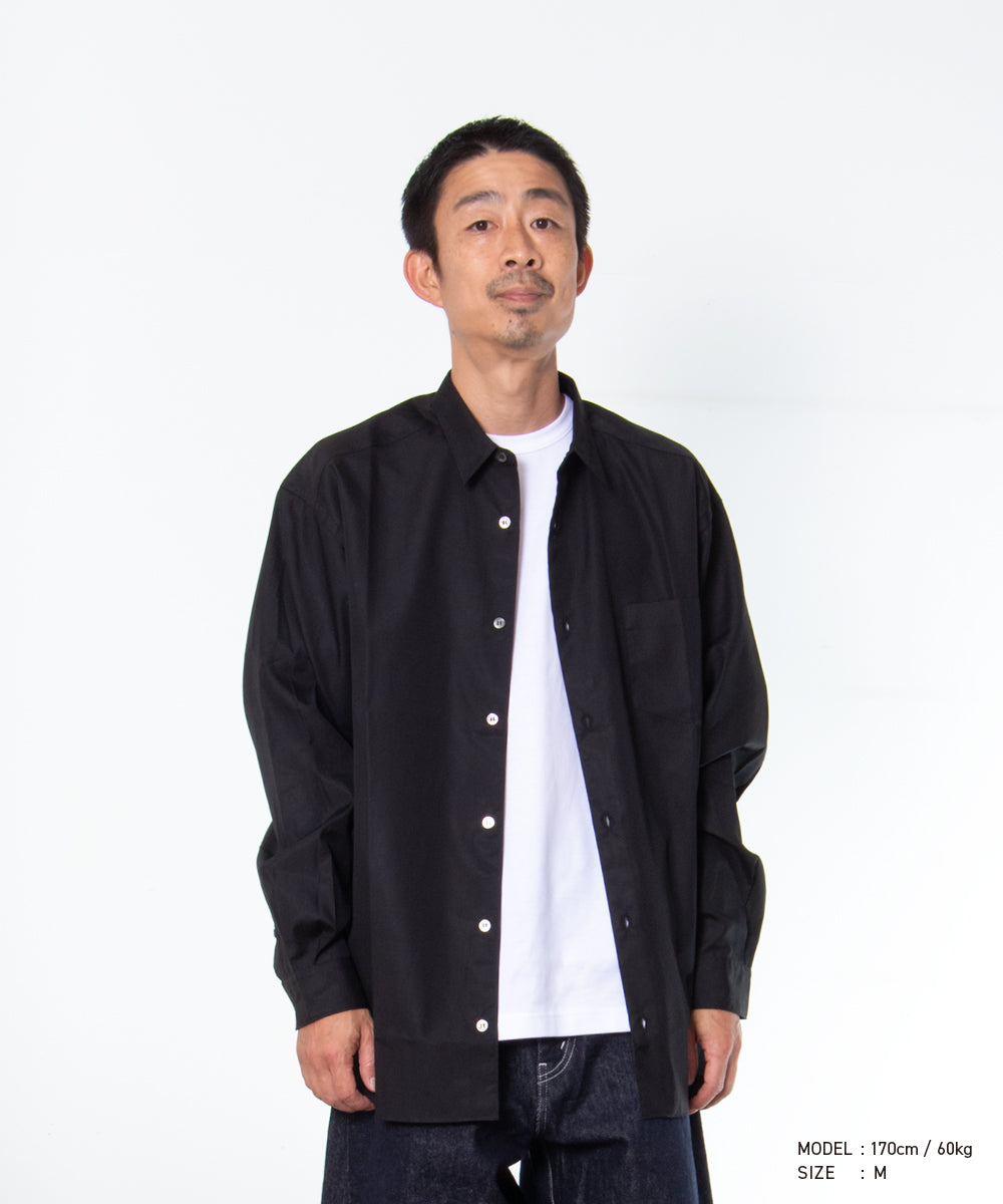 COMME des GARCONS HOMME / HR-J007 / Polyester Wool Processed Blouson / 26FW / Black
