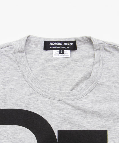 Cotton Jersey Printed T-Shirt Gray / Black DQ-T002