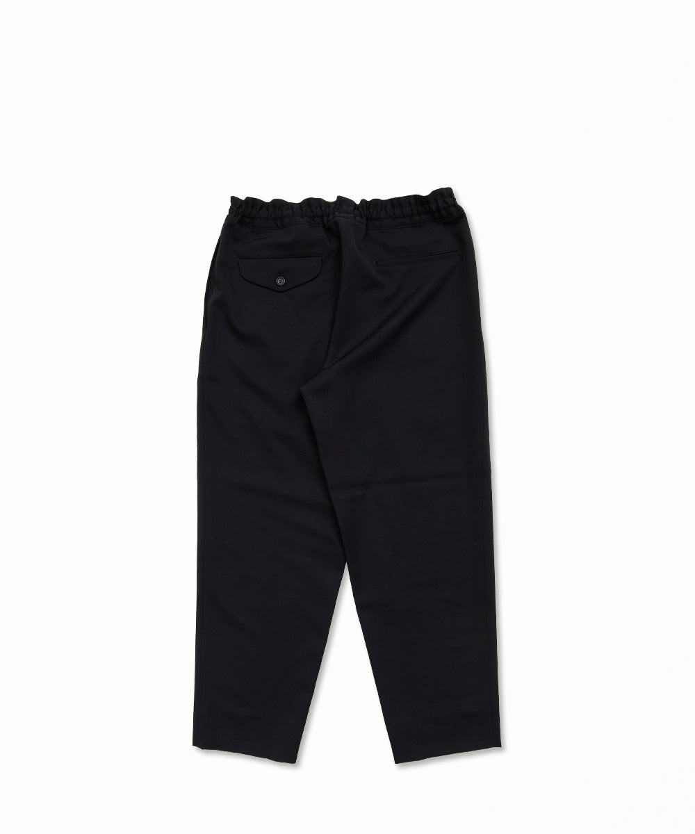 Wool Gabardine Pants black